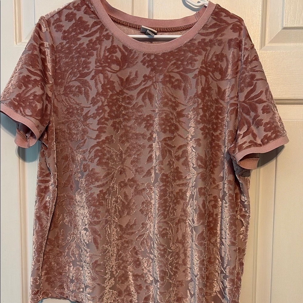 A New Day Pink Graphic Fitted T-Shirt